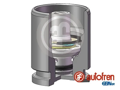 Piston, brake caliper
